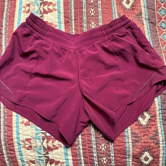Lululemon Athletica Burgundy Running shorts size 6 - Picture 6 of 6